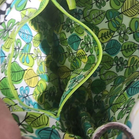 Vera Bradley Womens Crossbody Purse Saddle Up bag Lime's Up retired print - Picture 12 of 16
